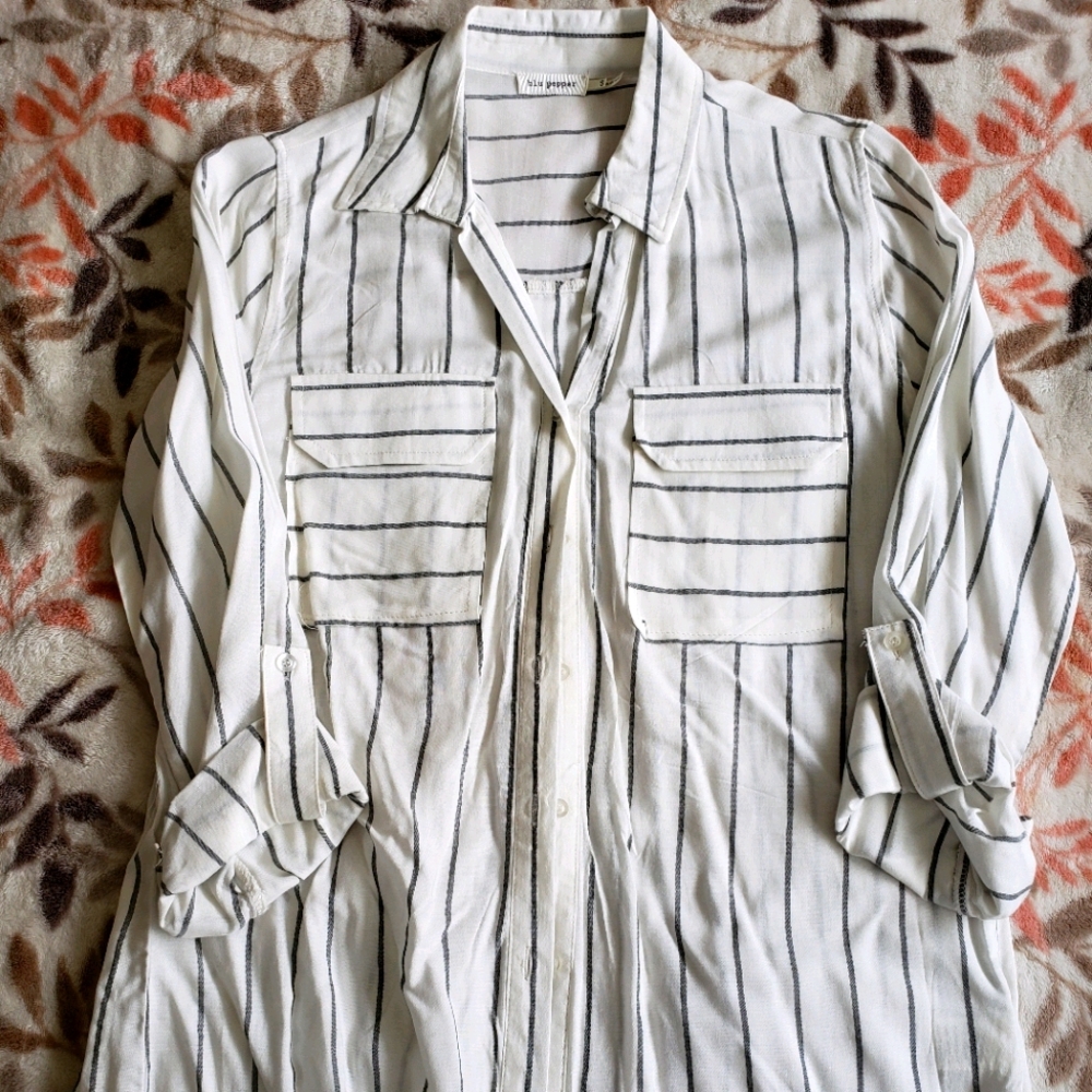 Two Pocket Striped Shirt